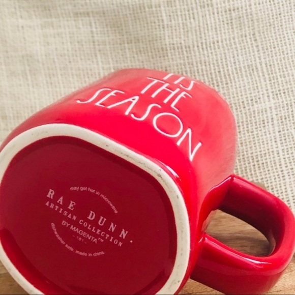 Rae Dunn ‘TIS THE SEASON Red Christmas Mug - Picture 4 of 4